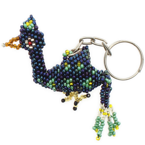 Beaded Keychain Peacock