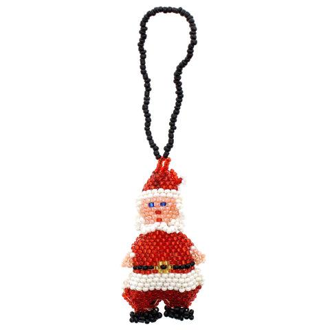 Beaded Ornament Santa Claus