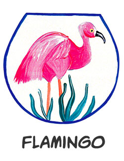 Nature Ocarina - Flamingo