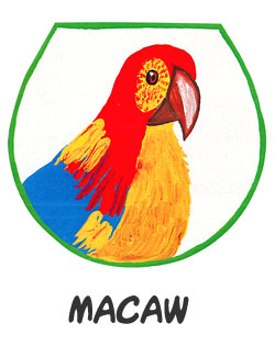 Nature Ocarina - Macaw